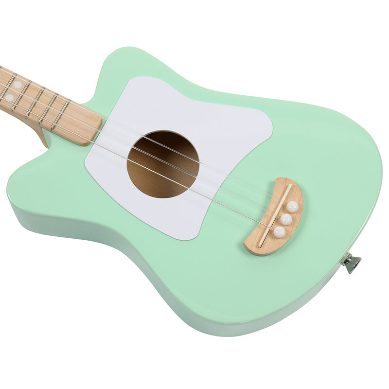 GAOMON 3 String Mini Acoustic Guitar Basswood Body Fully-Enclosed Tuners Small Guitar