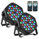 GAOMON Party Lights 2 Packs 36 LED RGB Stage Lights