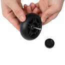 GAOMON Bed with Double Wheel Four-line Wide Film Rattan Bed Brown