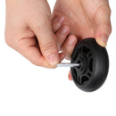 GAOMON Bed with Double Wheel Four-line Wide Film Rattan Bed Brown