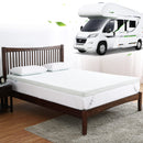 GAOMON Mattress Topper Short Queen 3 Inch Green Tea Memory Foam with Zippered Bamboo Cover