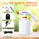 GAOMON Electric Plant Spray Bottle Electric Handheld Watering Can with Indicator Light