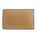 GAOMON Double Layers Cat Litter Mat with Mili Shape Kitty Litter Trapping Mat Training Pee Pads