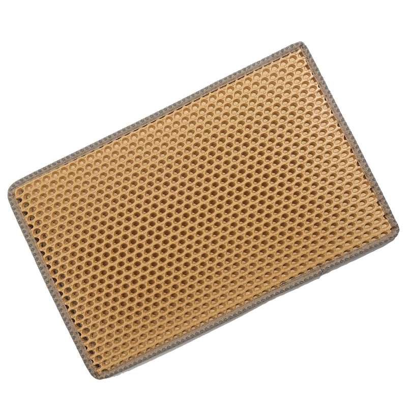 GAOMON Double Layers Cat Litter Mat with Mili Shape Kitty Litter Trapping Mat Training Pee Pads