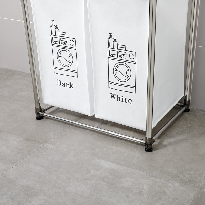 GAOMON 2 Tier Laundry Hamper with 4 Removable Bags Laundry Sorter Storage Basket