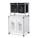 GAOMON 2 Tier Laundry Hamper with 4 Removable Bags Laundry Sorter Storage Basket