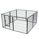 GAOMON 8 Panel 31.5 inches Foldable Pet Playpen Heavy Duty Metal Exercise Fence