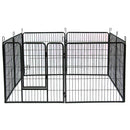 GAOMON 8 Panel 31.5 inches Foldable Pet Playpen Heavy Duty Metal Exercise Fence