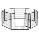GAOMON 8 Panel 31.5 inches Foldable Pet Playpen Heavy Duty Metal Exercise Fence