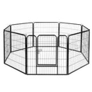 GAOMON 8 Panel 31.5 inches Foldable Pet Playpen Heavy Duty Metal Exercise Fence