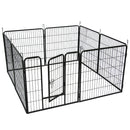 GAOMON 8 Panel 31.5 inches Foldable Pet Playpen Heavy Duty Metal Exercise Fence