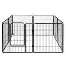 GAOMON 8 Panel 31.5 inches Foldable Pet Playpen Heavy Duty Metal Exercise Fence
