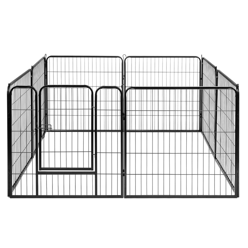 GAOMON 8 Panel 31.5 inches Foldable Pet Playpen Heavy Duty Metal Exercise Fence