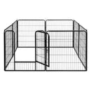 GAOMON 8 Panel 31.5 inches Foldable Pet Playpen Heavy Duty Metal Exercise Fence