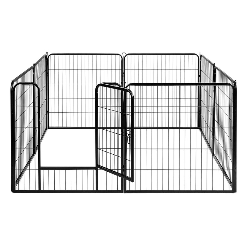 GAOMON 8 Panel 31.5 inches Foldable Pet Playpen Heavy Duty Metal Exercise Fence