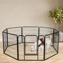 GAOMON 8 Panel 31.5 inches Foldable Pet Playpen Heavy Duty Metal Exercise Fence