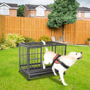 GAOMON 36in Portable Foldable Cage Easy Assemble Pet Playpen with Tray Rollers