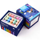 GAOMON 20pcs Sidewalk Chalk 15 Colors Dust-free