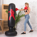 GAOMON Inflatable Boxing Sandbag with Printing Boxing Column Red