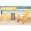 GAOMON Classic Wooden Chair for Patio Deck Garden Backyard Yellow