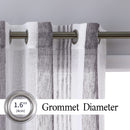 GAOMON 52 inches W Sheer Curtains for Living Room Bedroom Purple 52 inches W x54 inches L