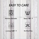 GAOMON 52 inches W Sheer Curtains for Living Room Bedroom Purple 52 inches W x95 inches L