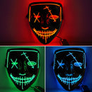 GAOMON 3 Pack Led Light Up Masks Scary Masks for Halloween