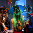 GAOMON 3 Pack Led Light Up Masks Scary Masks for Halloween