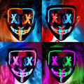 GAOMON 4 PACK Halloween Scary Mask LED Mask