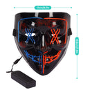 GAOMON 3PACK Halloween Scary Mask LED Mask