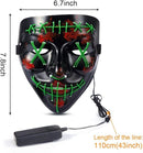 GAOMON Halloween 3pcs LED Mask Light Up Scary Mask