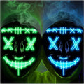 GAOMON Halloween 2pcs LED Mask Light Up Scary Mask