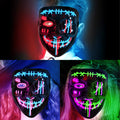 GAOMON 3 PACK Halloween Scary Mask LED Mask