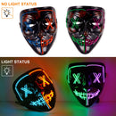 GAOMON 6PACK Halloween Purge Mask LED Gloves Set