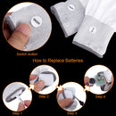 GAOMON 6PACK Halloween Purge Mask LED Gloves Set