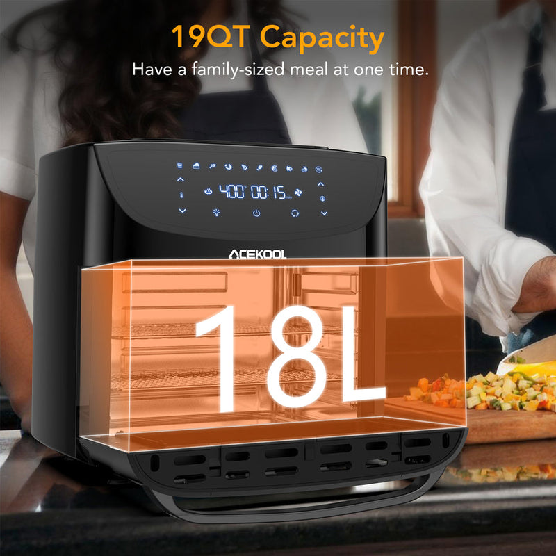 GAOMON Air Fryer FT1 10-in-1 19QT Digital Large Airfryer Oven US Plug