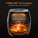 GAOMON Air Fryer FT2 8.5QT Touch Screen with Visible Window