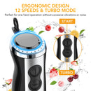 GAOMON Blender BH1 5-in-1 Stainless Steel Electric Hand Blender