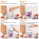 GAOMON Blender BC7 600mL Mini Food Processor for Vegetables Meat Fruits