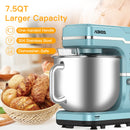 GAOMON Mixer MC1 1400W 7.5QT 10 Speeds Tilt-Head Stand Mixer Blue EU Plug
