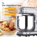 GAOMON Mixer MC1 1400W 7.5QT 10 Speeds Tilt-Head Stand Mixer Silver EU Plug
