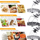 GAOMON Mixer MC1 1400W 7.5QT 10 Speeds Tilt-Head Stand Mixer Silver EU Plug