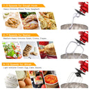 GAOMON Mixer MC1 1400W 7.5QT 10 Speeds Tilt-Head Stand Mixer Red EU Plug