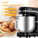 GAOMON Mixer MC1 1400W 7.5QT 10 Speeds Tilt-Head Stand Mixer Black UK Plug