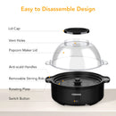 GAOMON BM-01 Popcorn Popper Maker Multifunctional Machine - Black