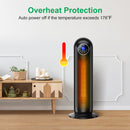 GAOMON Portable Space Heater HF1 1500W 2s Heat Up with Thermostat