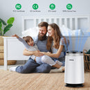 GAOMON Air Purifier AD4 with Night Light for Home Large Room EU Plug
