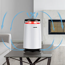 GAOMON Air Purifier AD4 with Night Light for Home Large Room US Plug