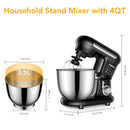 GAOMON Stand Mixer MC3 4QT 6 Speeds Tilt-Head Small Food Mixers EU Plug