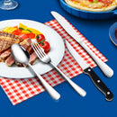 GAOMON 36 Piece S592 Stainless Steel Silverware Set with Steak Knives